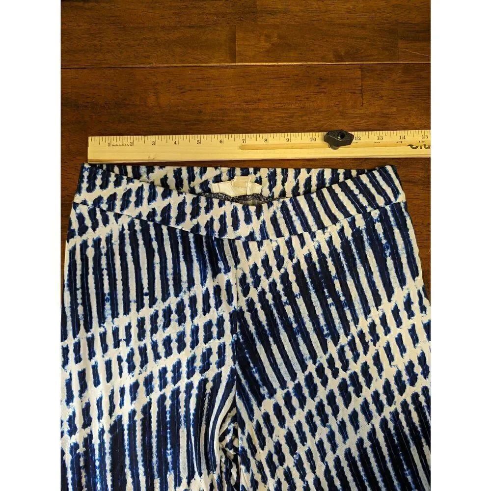 Michael Kors Stripped Blue/White Leggings Women's Size 6. - Picture 6 of 7